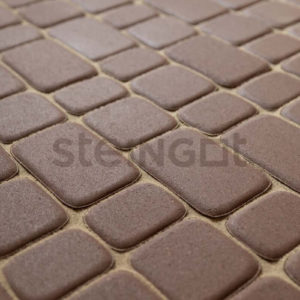 тротуарная плитка дмитров классика коричневая